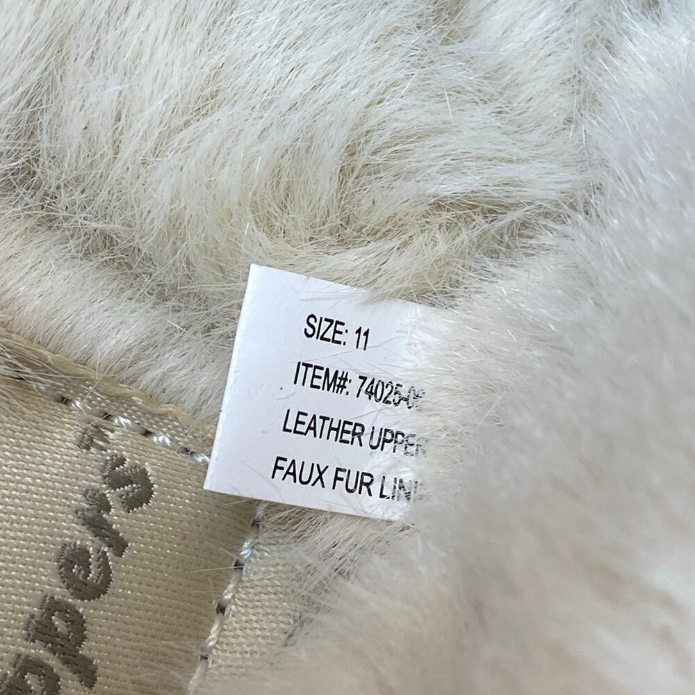 My Slippers Leather / Faux Fur Lining Soft Cozy Slippers Size 11 Gray - Picture 9 of 9